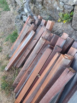 Madera para valla - 6x6x90cm