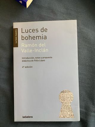 Libro “Luces de Bohemia” de Ramon del Valle