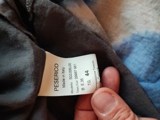 Vestito Peserico estivo beige e blu