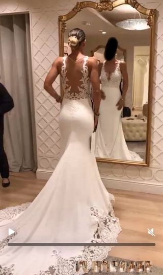 Vestido novia blanco nuevo a estrenar talla 34