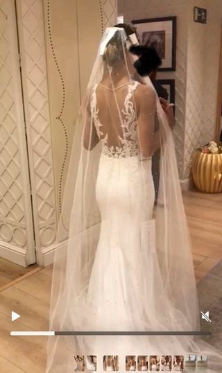 Vestido novia blanco nuevo a estrenar talla 34