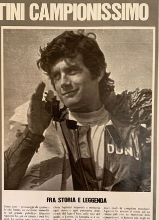 Poster G.AGOSTINI 10 VOLTE CAMPIONE DEL MONDO '71