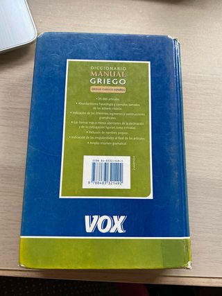 Diccionario Manual Griego, Griego Clasico-espan...