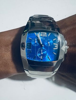 Reloj cronógrafo Vezzi azul