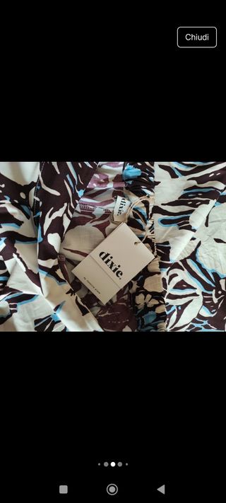 Pantaloni Palazzo Dixie Beige/Marrone