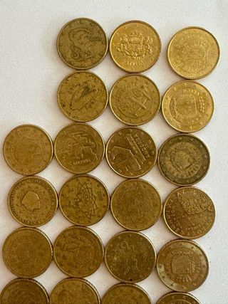 26 monedas 50 céntimos