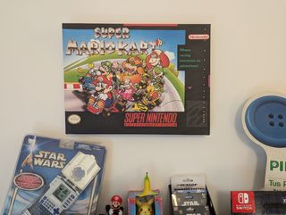 Lienzo Super Mario Kart SNES