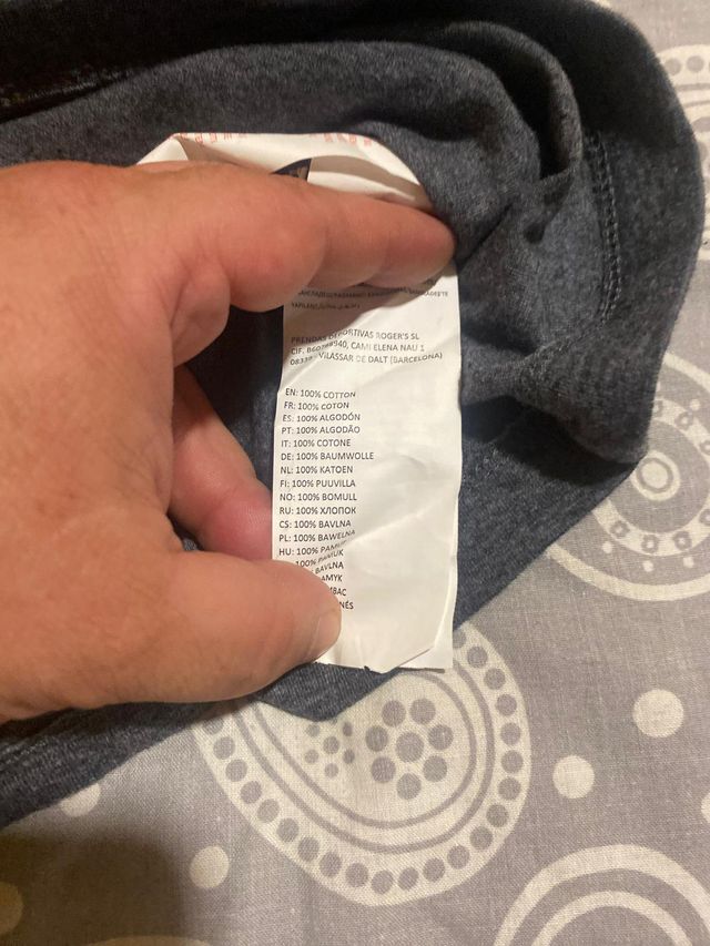 Camiseta Real Madrid gris - M