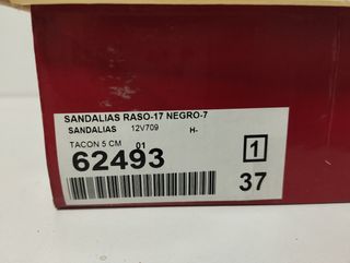 Sandalia Remake negra fiesta