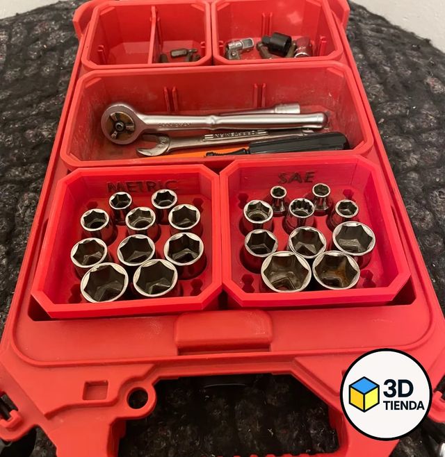 Contenitori Slim Packout per prese Milwaukee