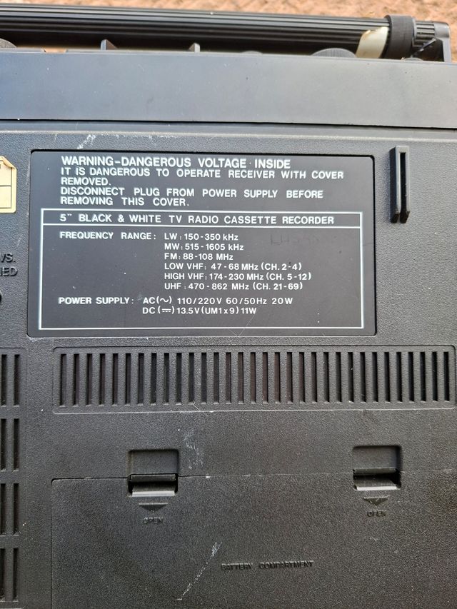 Radio Cassette MBO - TV/FM/Radio