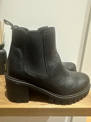 Botines negros mujer - Tacon bajo