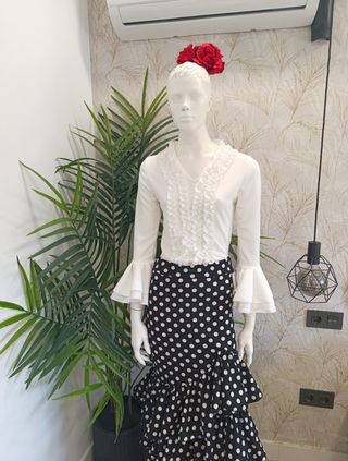Camisa flamenca volantes 