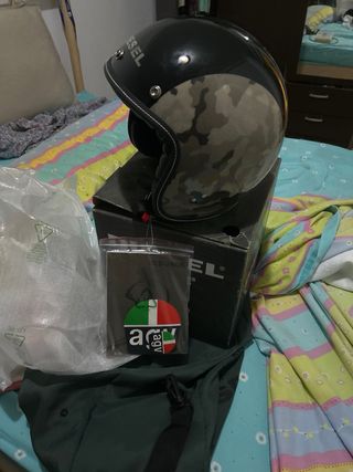 Casco moto Diesel camuflaje