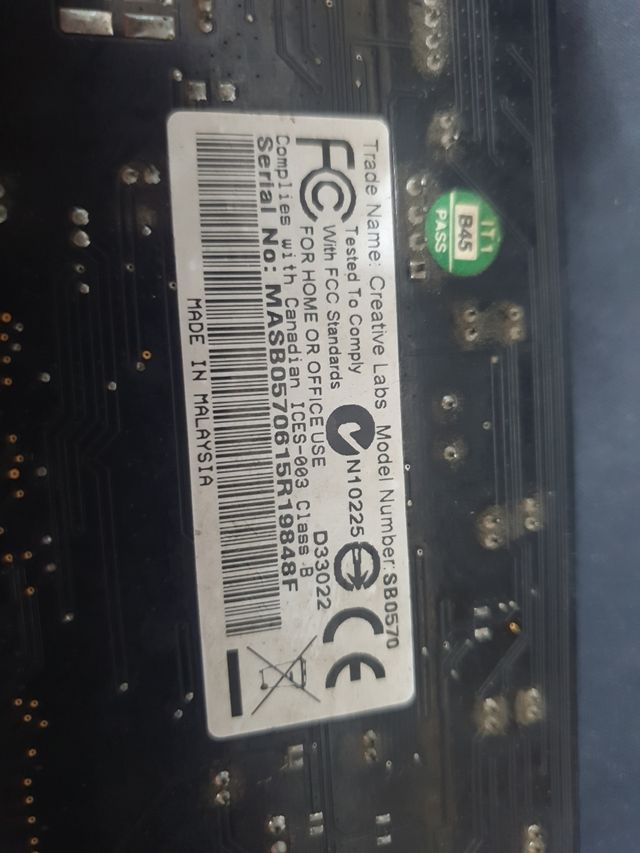 Creative Sound Blaster Audigy - Tarjeta de Sonido