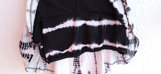 Top corto Tally Weijl L - Blanco y negro