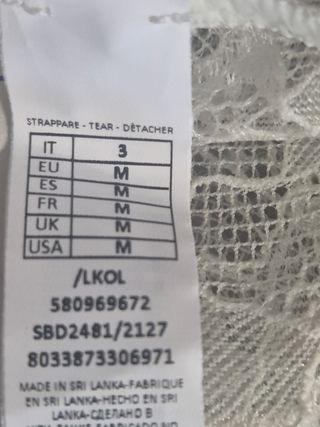 Intimissimi brasiliana bianca tg M