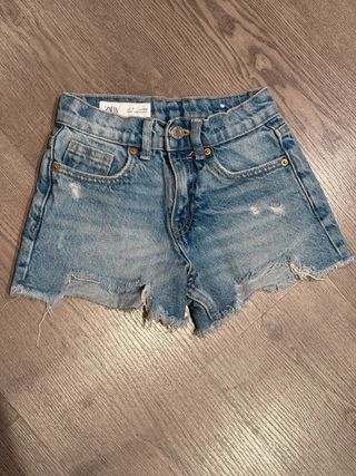 Shorts vaqueros Zara talla 7 años