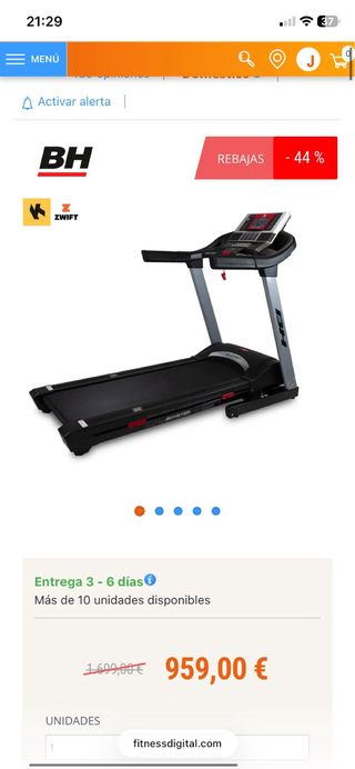 Cinta correr BH iBoxter