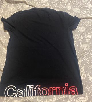 Camiseta Hollister negra talla S