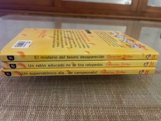 Tomos 10, 20 y 35 de Geronimo Stilton