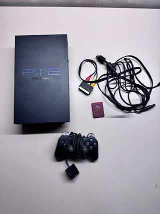 PS2 (PlayStation 2) negra
