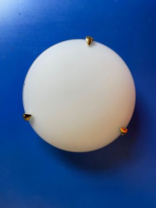 Plafoniera  beige e oro