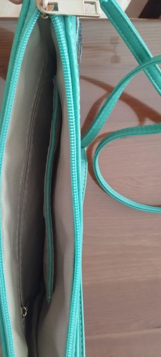 Bolso Fiesta de lentejuelas turquesa | Nuevo.