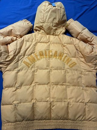 Plumífero Americanino amarillo XL, unisex 