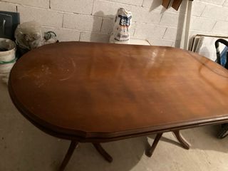 Mesa ovalada madera