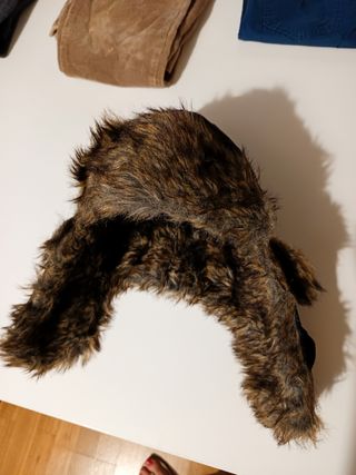 Gorro de invierno con borreguillo niño talla 54