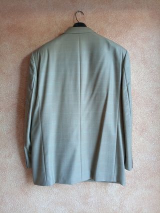 Chaqueta Ignacio Díez Beige en lana fría