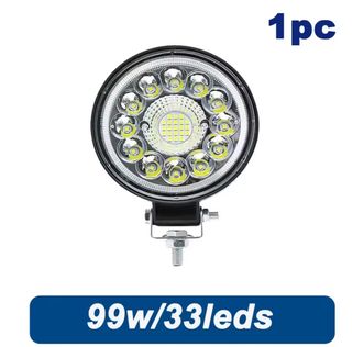 2 Focos LED 12v - Coche, Moto, Tractor
