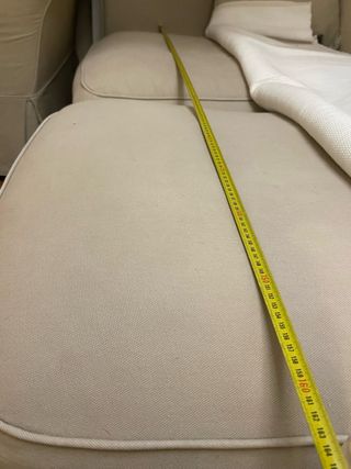 Sofá chaise longue beige sofa cama