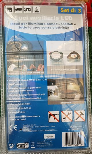 Luci LED interne - Set di 3