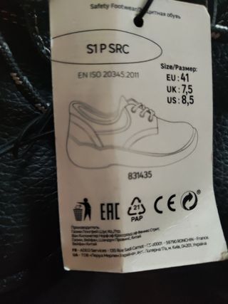 Zapatos seguridad S1P SRC - 41