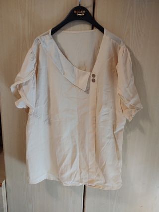 Camicia beige 4XL - Nuova