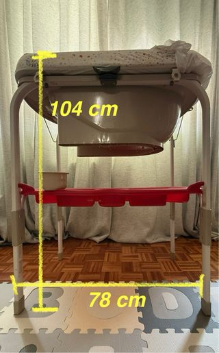 Bañera y cambiador para bebé
Para ducha Plegable 