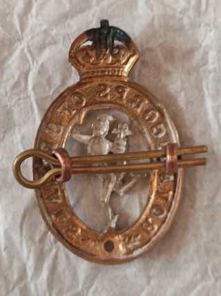 Insignia militar antigua Royal Corps of Signals
