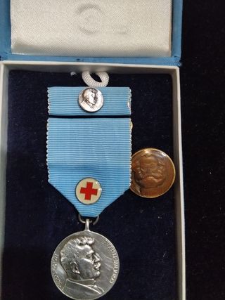 Medalla Plata Profesor Jasnky Checoslovaquia