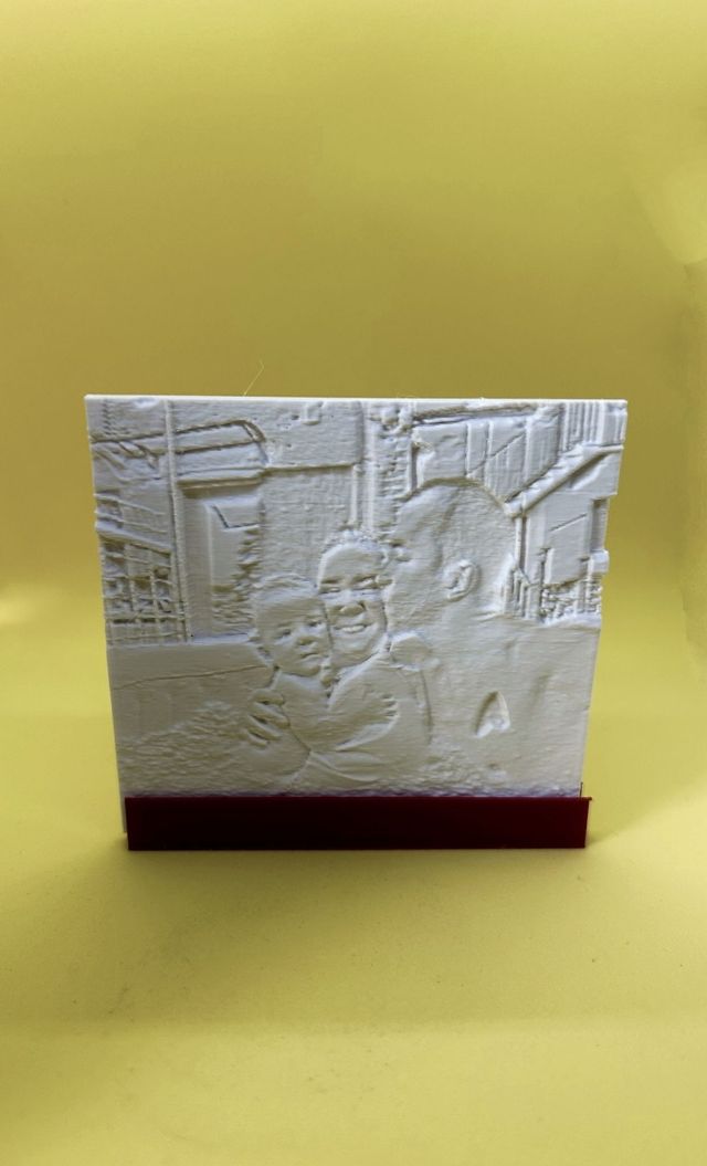 Litofania 3D con portacandela