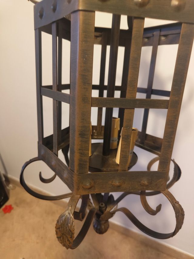 Faroles, hierro fundido estilo castillo ( Guadarte