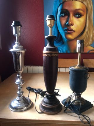 3 Lámparas de mesa - Elegantes