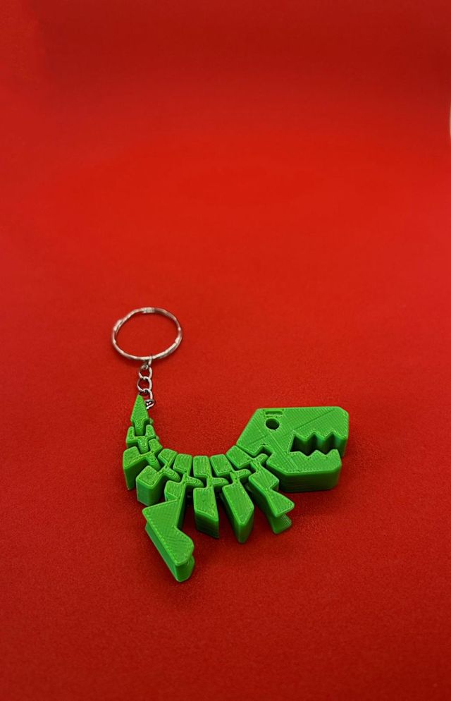 Portachiavi Dinosauro 3D