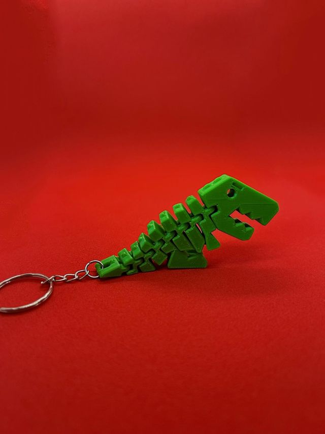 Portachiavi Dinosauro 3D
