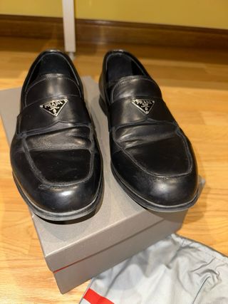 Mocasines Prada negros - Piel