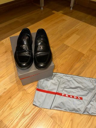 Mocasines Prada negros - Piel