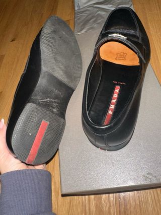 Mocasines Prada negros - Piel