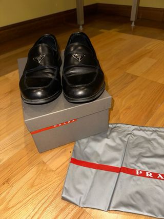 Mocasines Prada negros - Piel