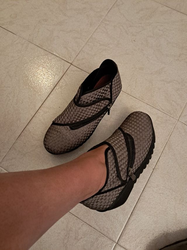 Botines BM Bernie Mev Gris Plata